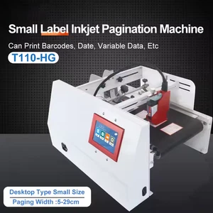 Automatic paging inkjet printer for label printing, batch number and barcode - Picture 1 of 5