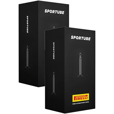 Pirelli SporTube Tubes - 700 x 32-40mm, 48mm Presta Valve, Pack of 2