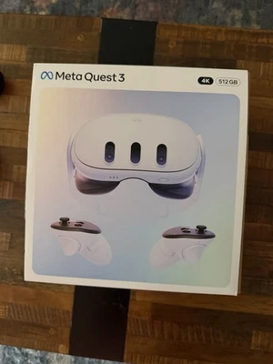 Meta Quest 3 512GB VR Headset, 4 Months Old. Warranty Still Intact, mint Cond - Image 1 of 3