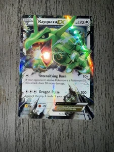 2015 Pokemon TCG XY Roaring Skies Rayquaza EX Holo 75/108 Nm - Picture 1 of 2