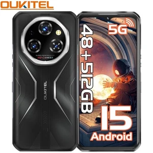 2025 OUKITEL WP55 Pro 5G Outdoor Handy Android 15 48GB+512GB Smartphone 6,6 Zoll - Bild 1 von 8