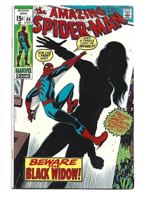 Amazing Spider-man #86, VF 8.0, 1st Black Widow in New Costume - Image 1 of 2