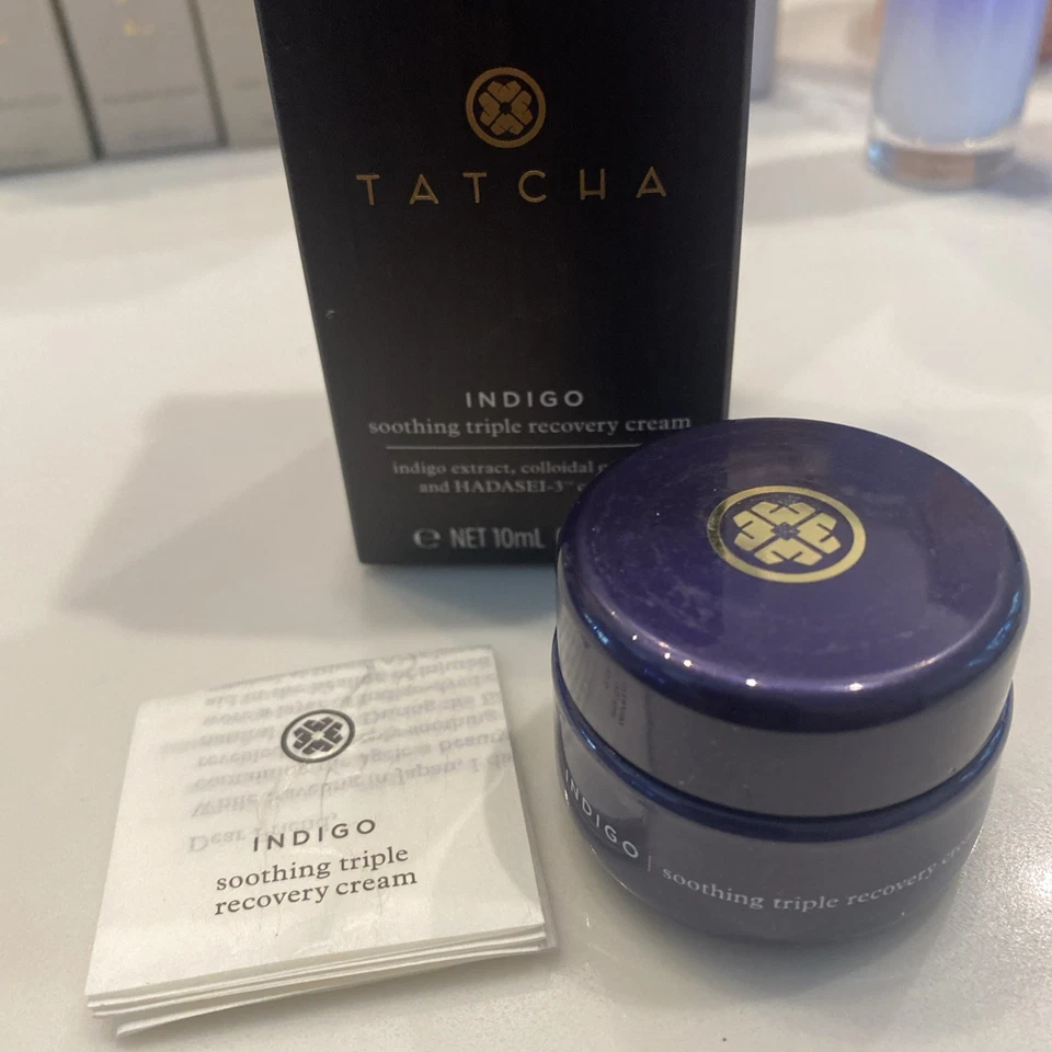 TATCHA INDIGO TRIPPLE RECOVERY CREAM 0,34 oz/10 ml NOVO - Imagem 1 de 4