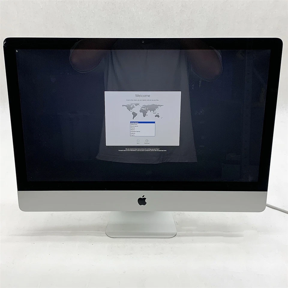 Apple iMac 12,2 A1312 2011 i5 2500S 2.70GHZ 27" 8GB RAM 1TB HDD OSX High Sierra - Image 1 of 4