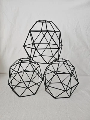 Ikea BRUNSTAPendant lamp shade, black Set Of 3 - Image 1 of 4