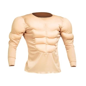 Men Muscle Shirt Costume Bodybuilder Cloth for Cosplay Party Supplies Events - Picture 1 of 7