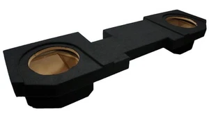 2002-2018 Fits Dodge Ram Quad Crew Cab Custom Dual 12 Subwoofer Speaker Sub Box - Picture 1 of 4