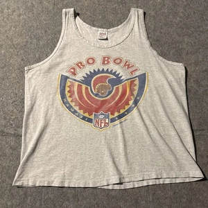 Vintage 1996 NFL Pro Bowl Hawaii Tank Top Anvil Shirt Mens Large 90’s Made USA - Picture 1 of 7