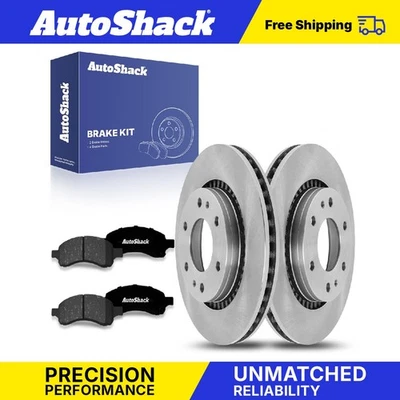 Front Brake Rotors Premium Ceramic Pads for Saab 9-7x 2006-2009 GMC Envoy - Image 1 of 4