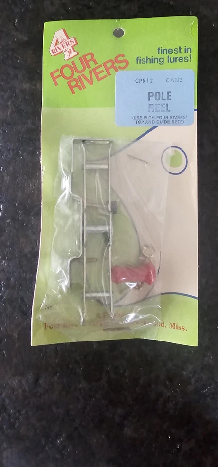 Carrete de pesca en hielo, caña vintage Foto 1 de 4