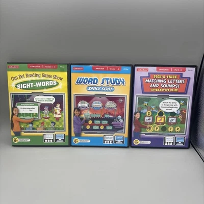 3 Lakeshore Games Grades 1-2 /Pre K - K Language Interactive CD-ROM Mac/PC - Image 1 of 4