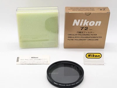 Genuine [Open Box Unused] Nikon 72mm Circular Polarizing Filter PL from Japan - Image 1 of 4