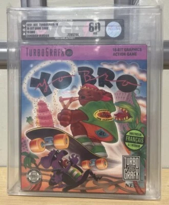 Yo' Bro NEC TurboGrafx-16 TG16 1990 Skateboarding VGA Graded 80 Sealed New - Image 1 of 2