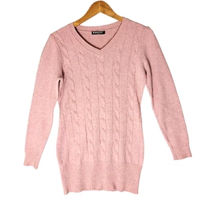 Evelin Zopfmuster Pullover Damen L Italienisch Modal Barbie Tunika Laune Fee Weich - Bild 1 von 10