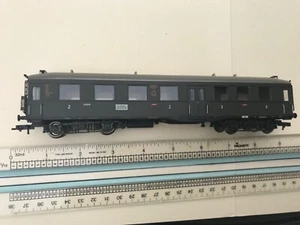 ho train Liliput made in China dark green passenger car - Picture 1 of 6