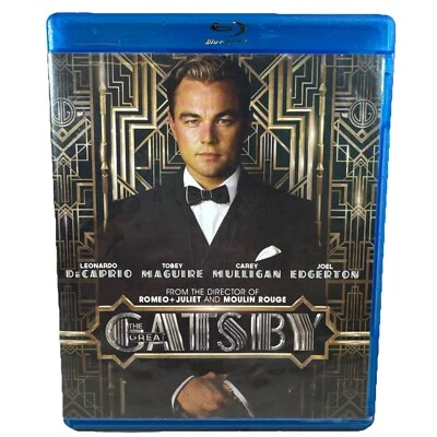 The Great Gatsby Blu-Ray 2013 Leonardo DiCaprio Tobey Maguire Blu Ray Great Cond - Image 1 of 4
