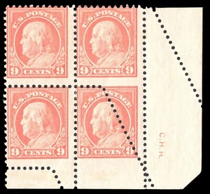 DONNA: FRANCOBOLLI USA #509 VAR. LOTTO BLOCCO PIEGHEVOLE COME NUOVO OG H #72542 - Foto 1 di 3