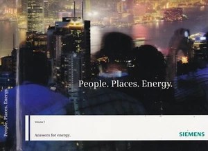 Siemens PEOPLE. PLACES. ENERGY. new york city colombia tibet qinghai railway - Picture 1 of 1