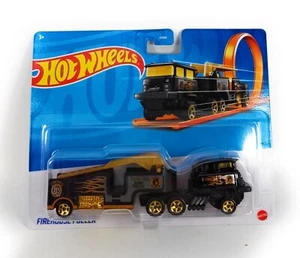 Hot Wheels Track Stars combustible para estación de bomberos negro escala 1:64 vehículo de juguete HFC96 - Imagen 1 de 4