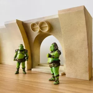 Jabba's Palace Entrance Corridor Diorama for 6 in (1:12) Figure - Picture 1 of 9