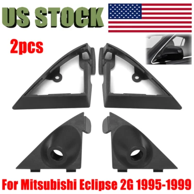 Cubierta bisel espejo retrovisor puerta manual izquierda + derecha para Mitsubishi Eclipse 2G 1995-1999 Foto 1 de 4