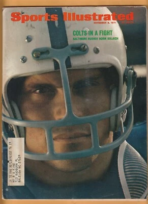 1971 Norm Bulaich Baltimore Colts Sports Illustrated Magazine - Image 1 of 2