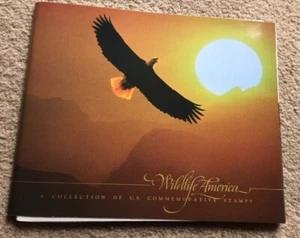 Wildlife America ~ A Collection of U.S. Commemorative Stamps & Beautiful Book - Picture 1 of 8