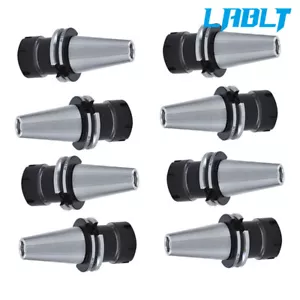 LABLT 8PCS 2,76" CAT40-ER32 MANDRINO A PINZA-8 MANDRINI Bilanciato G2,5/25000RPM - Foto 1 di 12