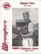1996 Wichita Wranglers Team Issue Robert Toth #18