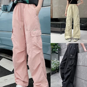 Kids Cargo Pants For Boys And Girls Comfortable Casual Jogger Workwear Pants - Picture 1 of 24