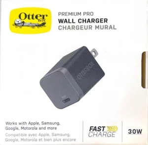 OtterBox Premium Pro USB-C Fast Wall Charger 30W-Black - Picture 1 of 3