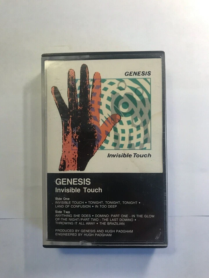 Invisible Touch by Genesis 1986 Atlantic Label Cassette Tape - Image 1 of 1