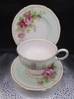 Paragon floral green England Trio cup saucer plate [84]