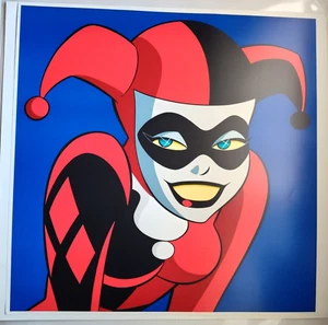 BATMAN ANIMATED WARNER BROS LITHOGRAPH LIMITED EDITION /300 HARLEY QUINN 1995 - Picture 1 of 5