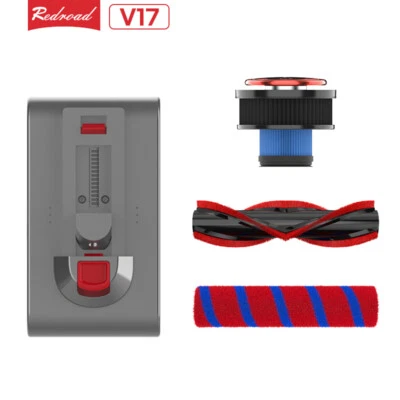 REDKEY Redroad V17 Akku Pack Ersatzbatterie,HEPA, Ersatzteile 100% Original