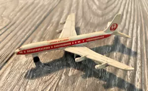 Japan Air Lines Boeing 707 aereo pressofuso super raro giocattolo da collezione - Foto 1 di 7