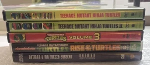 Teenage Mutant Ninja Turtles & Batman DVD Lot - Picture 1 of 16