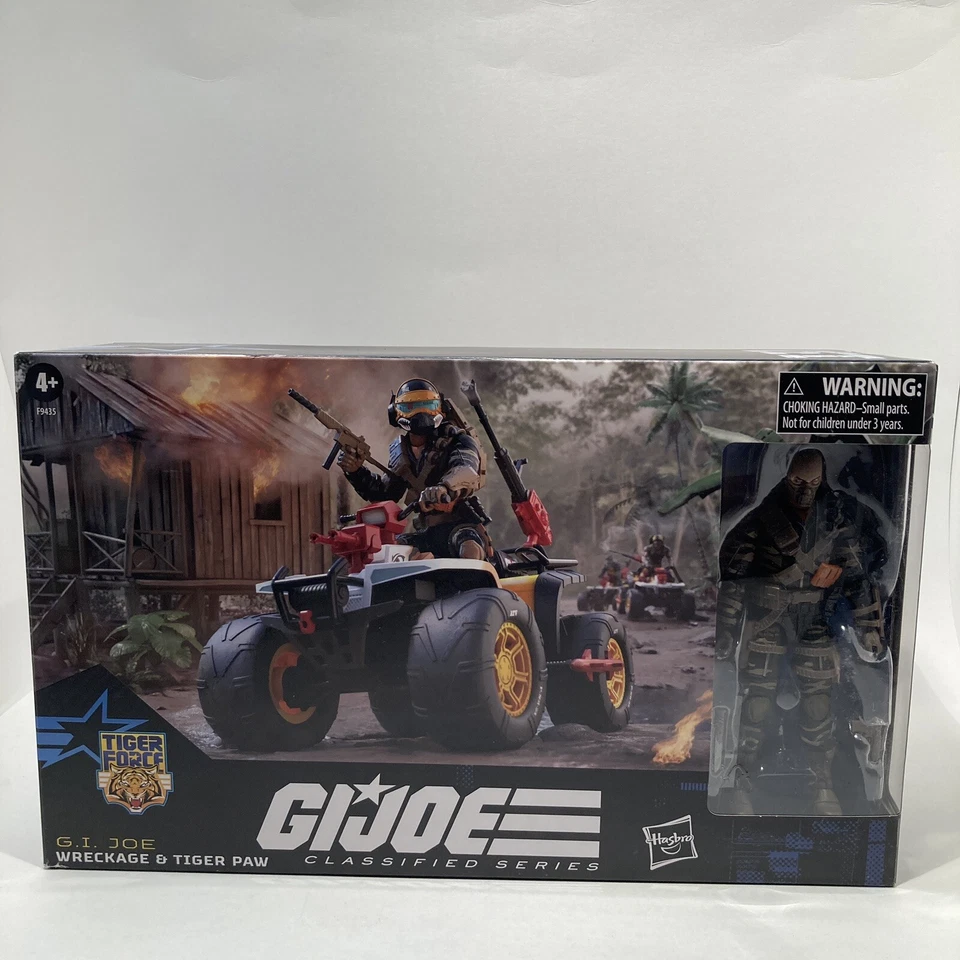 G.I. Joe Classified Tiger Force 6" Wreckage & Tiger Paw Target Hasbro