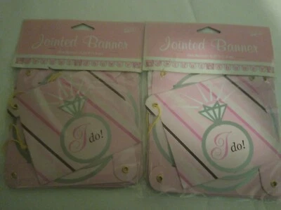 Lot of 2 jointed Bridal Shower Banner 6.25 ft. - Image 1 of 3