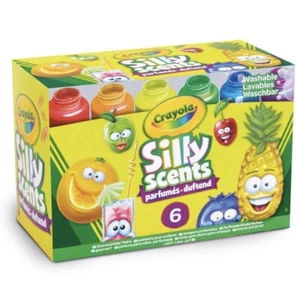 Aromas Crayola Silly, Pintura Lavable para Niños, Pintura Perfumada, 6 Cuentas 54-2392 NUEVO - Imagen 1 de 3