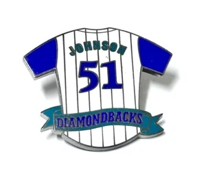Randy Johnson Pin Jersey Arizona Diamondbacks Baseball White - Picture 1 of 4