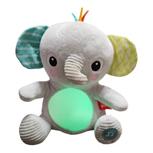Bright Starts Hug A Bye Baby Elephant Musical Light Up Plush Stuffed Animal READ - Picture 1 of 13