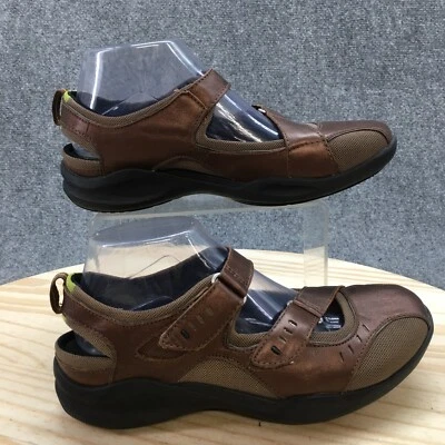 Clarks Wave Zapatos Mujer 7 M Correas Cruzadas Cuero Marrón Bronce Comodidad 38941 Foto 1 de 4