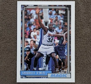 1992 Shaquille O'Neal Rookie Topps 362 SHAQ RC Sharp Corners 9 Grade Potential - Bild 1 von 2