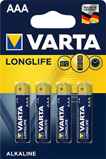 12 x Varta 4103 Longlife AAA Micro Alkaline Batterien 1,5V im 4er Blister