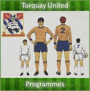 Programme Torquay United Football Club Plainmoor Programmes - Various Years - Picture 1 of 102