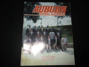1989 Auburn Tigers Fußballprogramm vs. Pacific Tigers - 9. September - Senioren - Bild 1 von 2