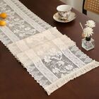 With Tassels Table Cover Hollowed Tablecloth Lace Table Runner Home Decor