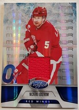 2011-12 Nicklas Lidstrom Jersey /99 Card Detroit Red Wings Mirror Certified #48