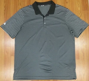 CAMISA POLO ADIDAS GOLF POLIÉSTER NEGRO, GRIS Y BLANCO Talla GRANDE, L - Imagen 1 de 4